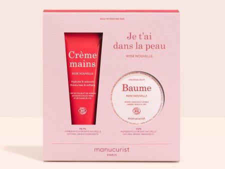 Duo Baume & Crème Mains Parfum Rose Nouvelle Fashion