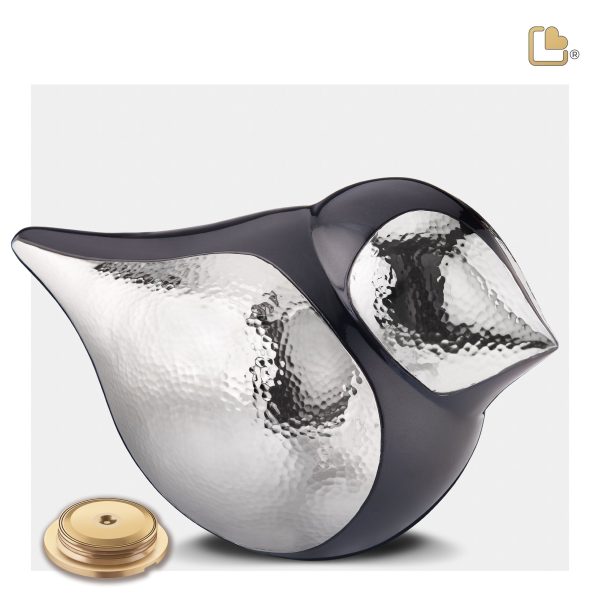 A561   SoulBird Standard Adult Urn Midnight & Hmd Silver Discount