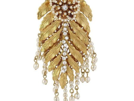 Fern Pearl Brooch Supply