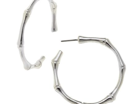 Bamboo Hoop Earrings For Cheap