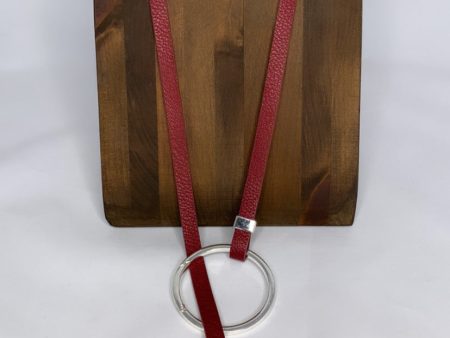 Sustainable Seconds - Avril Edge Necklace - Red Silver Online